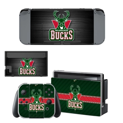 Milwaukee Bucks decal skin for Nintendo Switch Console and..