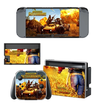Playerunknown's Battlegrounds decal skin for Nintendo Switch Console and Controllers