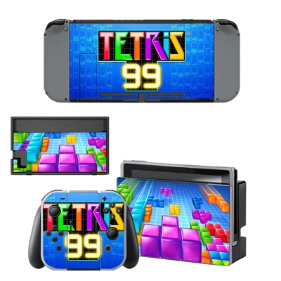 Tetris 99 decal skin for Nintendo Switch Console and Controllers