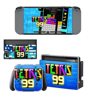 Tetris 99 decal skin for Nintendo Switch Console and Controllers