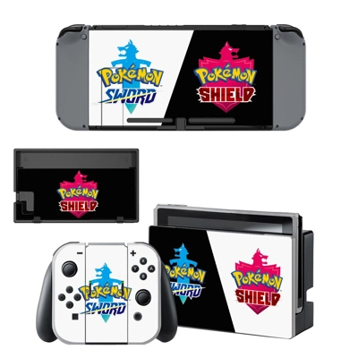 Pok�mon Sword and Shield decal skin for Nintendo Switch Co.. Pok�mon Sword and Shield decal skin for Nintendo Switch Co..