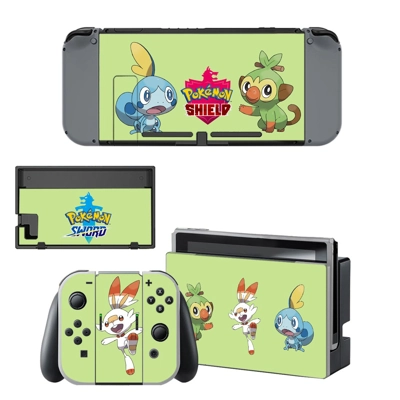 Pok�mon Sword and Shield decal skin for Nintendo Switch Co.. Pok�mon Sword and Shield decal skin for Nintendo Switch Co..