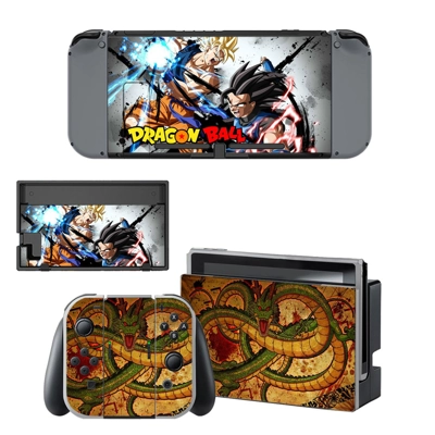 Dragon Ball decal skin for Nintendo Switch Console and Con.. Dragon Ball decal skin for Nintendo Switch Console and Con..