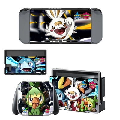 Pok�mon Sword and Shield decal skin for Nintendo Switch Co.. Pok�mon Sword and Shield decal skin for Nintendo Switch Co..