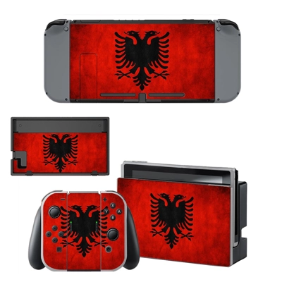 Flag of Albania decal skin for Nintendo Switch Console and.. Flag of Albania decal skin for Nintendo Switch Console and..