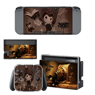 Bendy and the Ink Machine decal skin for Nintendo Switch Console and Controllers