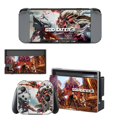 God Eater 3 decal skin for Nintendo Switch Console and Con.. God Eater 3 decal skin for Nintendo Switch Console and Con..