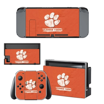 Clemson Tigers decal skin for Nintendo Switch Console and .. Clemson Tigers decal skin for Nintendo Switch Console and ..