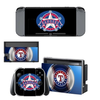 Texas Rangers decal skin for Nintendo Switch Console and C.. Texas Rangers decal skin for Nintendo Switch Console and C..