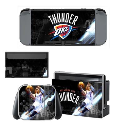 Oklahoma city thunder decal skin for Nintendo Switch Conso.. Oklahoma city thunder decal skin for Nintendo Switch Conso..