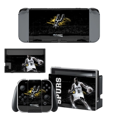San Antonio Spurs decal skin for Nintendo Switch Console a.. San Antonio Spurs decal skin for Nintendo Switch Console a..