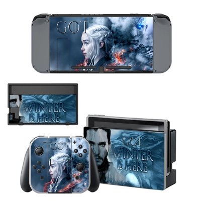 Game of Thrones decal skin for Nintendo Switch Console and.. Game of Thrones decal skin for Nintendo Switch Console and..