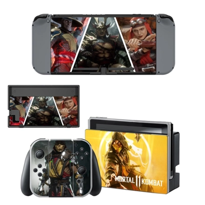 Mortal Kombat 11 decal skin for Nintendo Switch Console and Controllers
