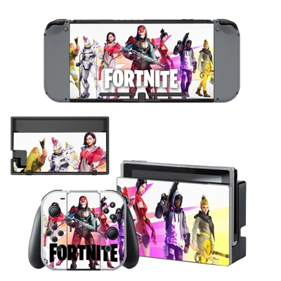 Fortnite decal skin for Nintendo Switch Console and Controllers