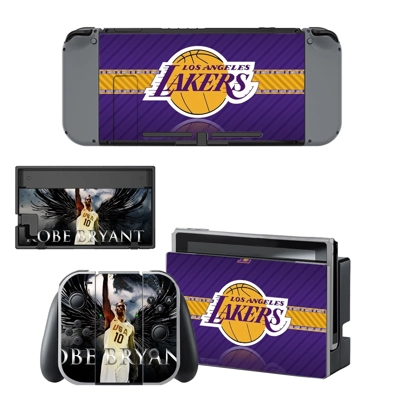 Los Angeles Lakers decal skin for Nintendo Switch Console .. Los Angeles Lakers decal skin for Nintendo Switch Console ..