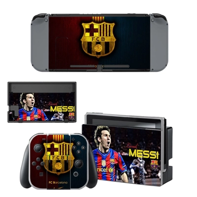 FCB Messi decal skin for Nintendo Switch Console and Contr.. FCB Messi decal skin for Nintendo Switch Console and Contr..