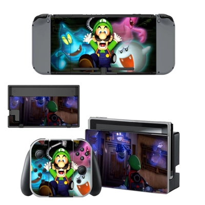Super Mario Luigi decal skin for Nintendo Switch Console a.. Super Mario Luigi decal skin for Nintendo Switch Console a..