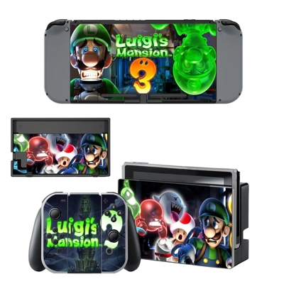 Super Mario Luigi decal skin for Nintendo Switch Console a.. Super Mario Luigi decal skin for Nintendo Switch Console a..