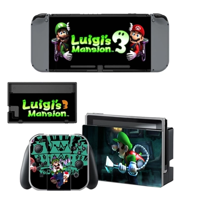 Super Mario Luigi decal skin for Nintendo Switch Console a.. Super Mario Luigi decal skin for Nintendo Switch Console a..