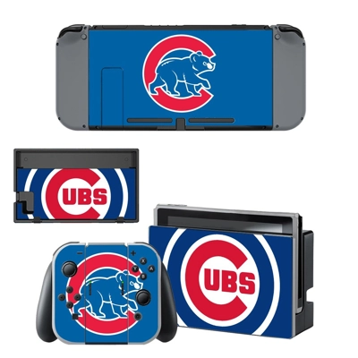 Chicago Cubs decal skin for Nintendo Switch Console and Co.. Chicago Cubs decal skin for Nintendo Switch Console and Co..