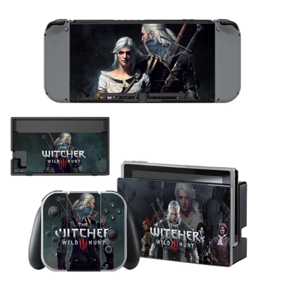 The Witcher wild Hunt 3 decal skin for Nintendo Switch Con.. The Witcher wild Hunt 3 decal skin for Nintendo Switch Con..