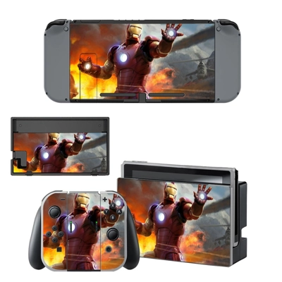 Iron Man decal skin for Nintendo Switch Console and Contro.. Iron Man decal skin for Nintendo Switch Console and Contro..