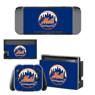New York Mets decal skin for Nintendo Switch Console and Controllers