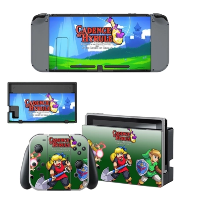 Cadence of Hyrule decal skin for Nintendo Switch Console a.. Cadence of Hyrule decal skin for Nintendo Switch Console a..