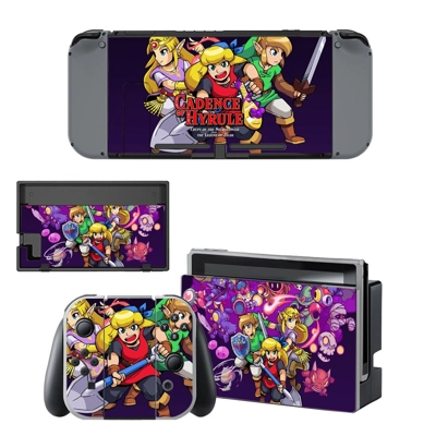Cadence of Hyrule decal skin for Nintendo Switch Console a.. Cadence of Hyrule decal skin for Nintendo Switch Console a..