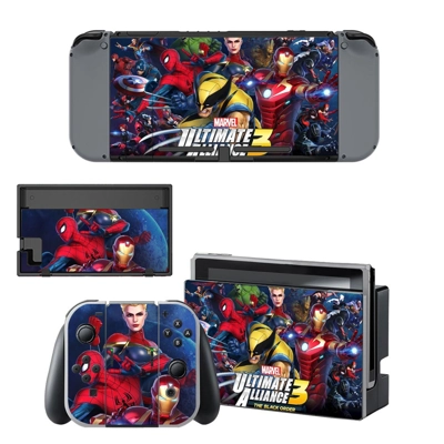Ultimate Alliance 3 decal skin for Nintendo Switch Console.. Ultimate Alliance 3 decal skin for Nintendo Switch Console..