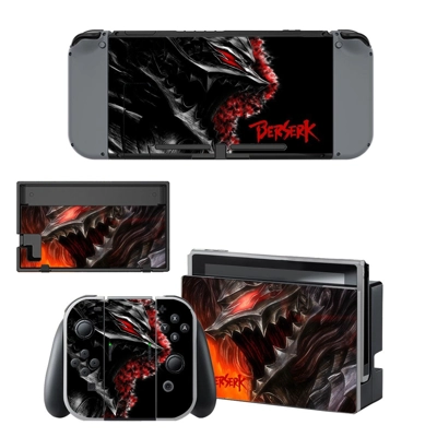 Berserk decal skin for Nintendo Switch Console and Control.. Berserk decal skin for Nintendo Switch Console and Control..