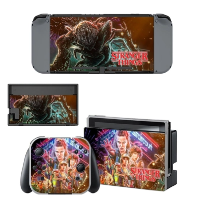 Stranger Things decal skin for Nintendo Switch Console and.. Stranger Things decal skin for Nintendo Switch Console and..