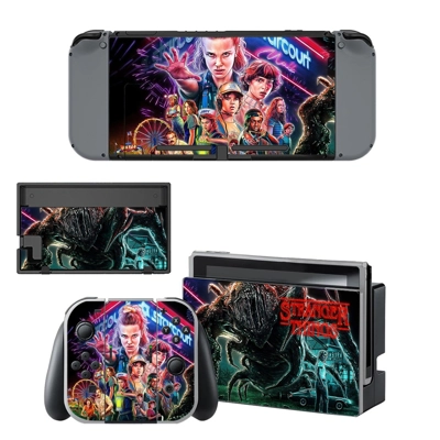 Stranger Things decal skin for Nintendo Switch Console and.. Stranger Things decal skin for Nintendo Switch Console and..