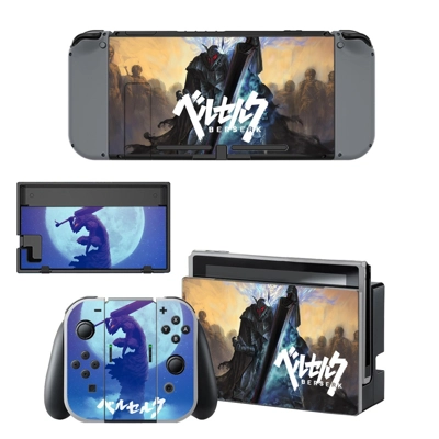 Berserk decal skin for Nintendo Switch Console and Control.. Berserk decal skin for Nintendo Switch Console and Control..