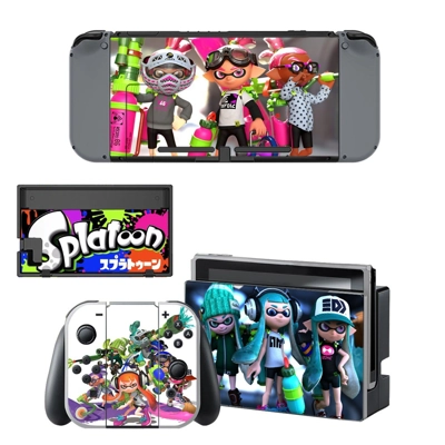 Splatoon decal skin for Nintendo Switch Console and Contro.. Splatoon decal skin for Nintendo Switch Console and Contro..
