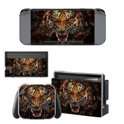 Tiger decal skin for Nintendo Switch Console and Controllers Tiger decal skin for Nintendo Switch Console and Controllers