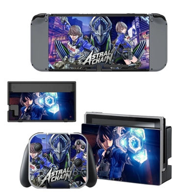 Astral Chain decal skin for Nintendo Switch Console and Co.. Astral Chain decal skin for Nintendo Switch Console and Co..