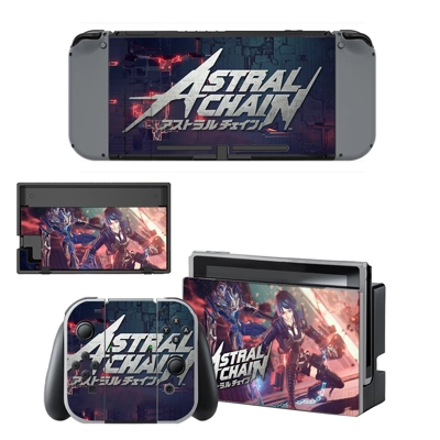 Astral Chain decal skin for Nintendo Switch Console and Co.. Astral Chain decal skin for Nintendo Switch Console and Co..