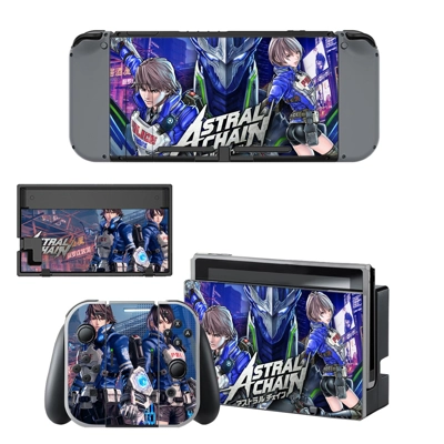 Astral Chain decal skin for Nintendo Switch Console and Co.. Astral Chain decal skin for Nintendo Switch Console and Co..