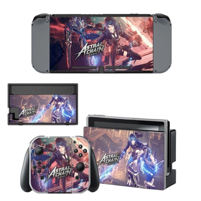 Astral Chain decal skin for Nintendo Switch Console and Co.. Astral Chain decal skin for Nintendo Switch Console and Co..
