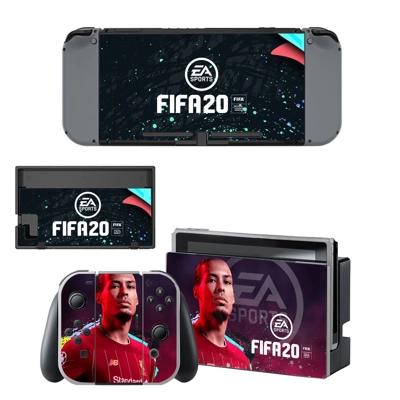 FIFA 20 decal skin for Nintendo Switch Console and Control.. FIFA 20 decal skin for Nintendo Switch Console and Control..