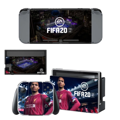 FIFA 20 decal skin for Nintendo Switch Console and Control.. FIFA 20 decal skin for Nintendo Switch Console and Control..