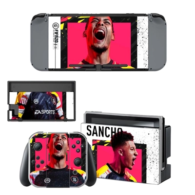 FIFA 20 decal skin for Nintendo Switch Console and Control.. FIFA 20 decal skin for Nintendo Switch Console and Control..
