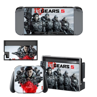 Gears 5 decal skin for Nintendo Switch Console and Control.. Gears 5 decal skin for Nintendo Switch Console and Control..