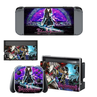 Bloodstained Ritual of the Night decal skin for Nintendo Switch Console and Controllers