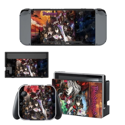 Bloodstained Ritual of the Night decal skin for Nintendo Switch Console and Controllers