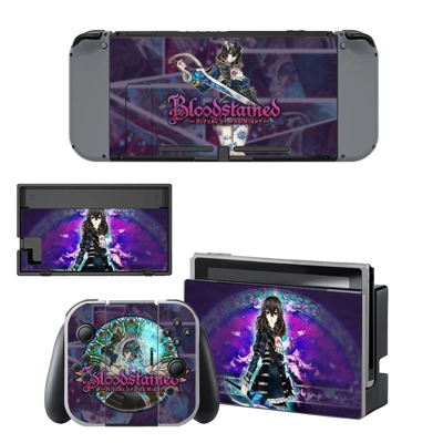 Bloodstained Ritual of the Night decal skin for Nintendo Switch Console and Controllers