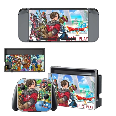 Dragon Quest X decal skin for Nintendo Switch Console and .. Dragon Quest X decal skin for Nintendo Switch Console and ..