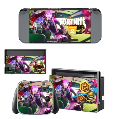 Fortnite decal skin for Nintendo Switch Console and Controllers