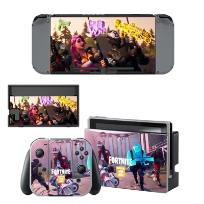 Fortnite decal skin for Nintendo Switch Console and Controllers